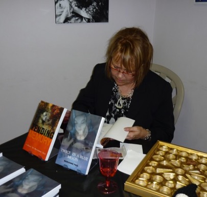 Signing books