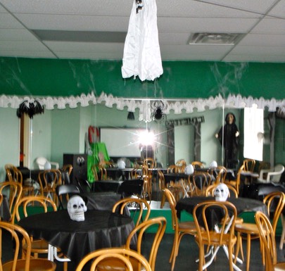 Setting up the DGD Cafe